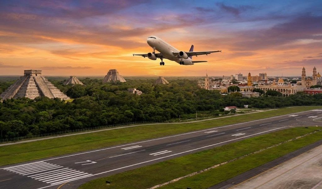 Merida Alabama Vuelos y Transporte Aeropuerto Internacional de Merida